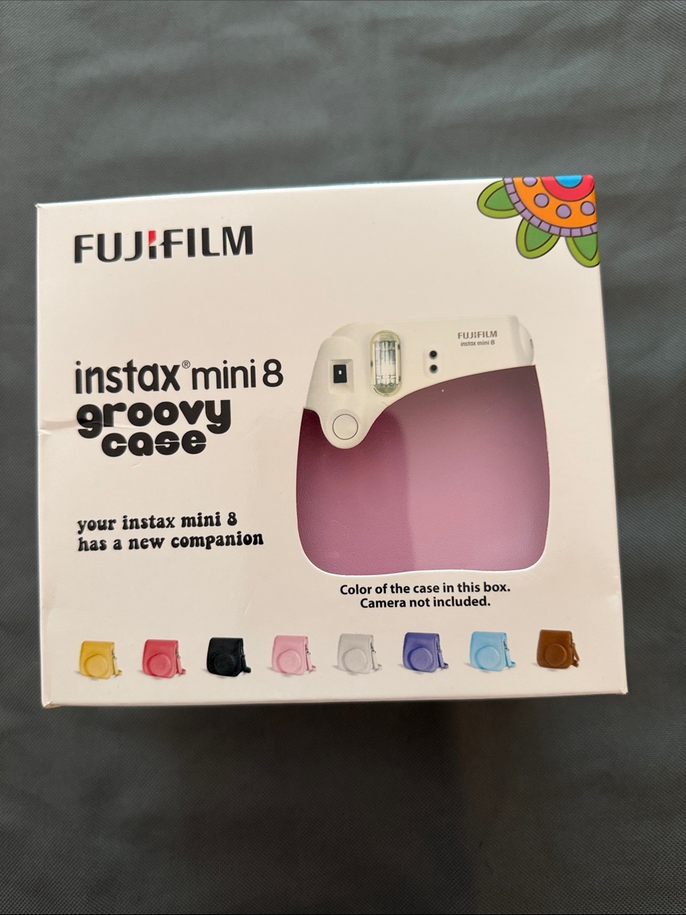 Fujifilm Instax Mini 8 Groovy Case - Light Pink